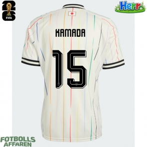 Japan Daichi Kamada #15 Bortatröja VM 2026 Kortärmad